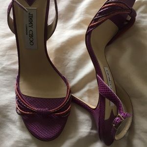 Jimmy Choo Kelissa Lilac Karung 38 1/2